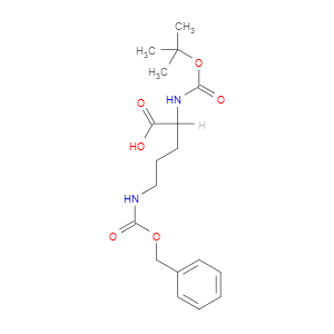 CAS：16937-92-1|N-叔丁氧羰基-N'-苄氧羰基-D-鸟氨酸