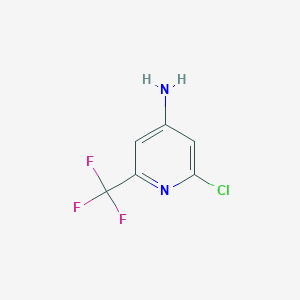 CAS:34486-22-1|2-Chloeo-4-amino-6-trifluoromethylpyridine